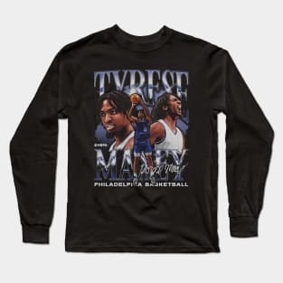 Tyrese Maxey Philadelphia Vintage Long Sleeve T-Shirt